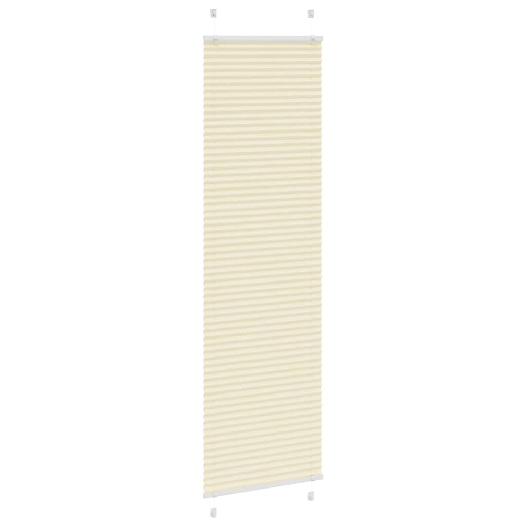 Cream Pleated Blind 60X200 Cm Fabric Width 59.4Cm
