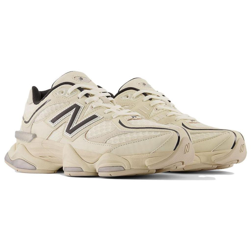 New Balance 9060 Turtledove Schwarz Unisex Sneakers Creme Silber-Metallic U9060DUA