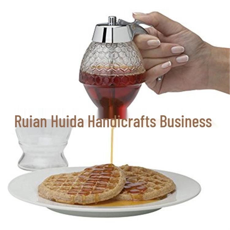 Acrylic Honey, Syrup, and Juice Dispenser Jar