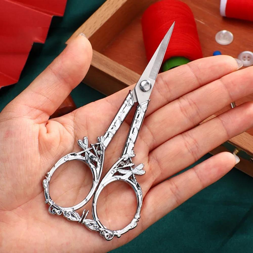 Retro Nähen Hand Schere Edelstahl Haushalt Stickerei Faden Schere Handwerk Werkzeuge Beschneiden Schneider Schere
