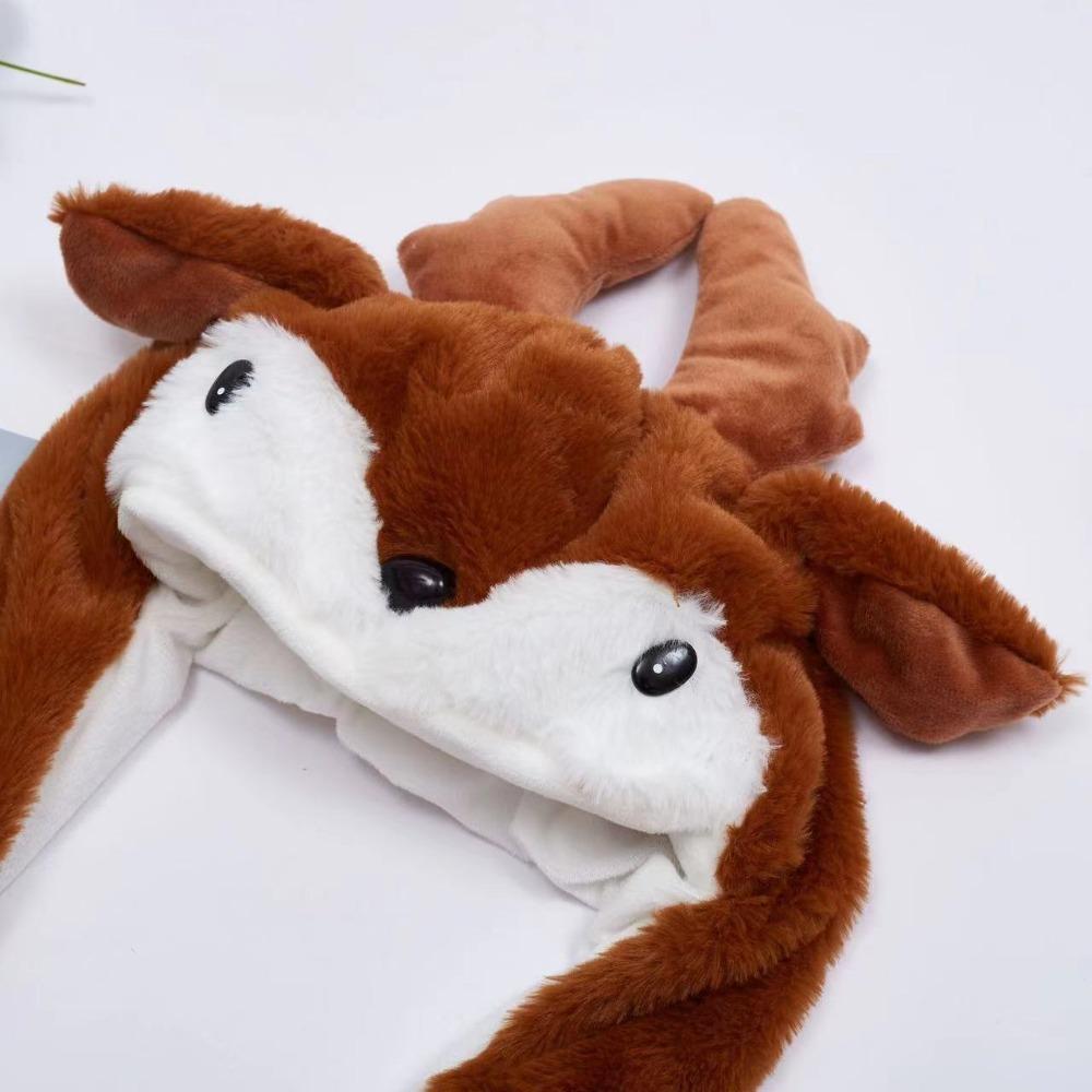 Thickened Christmas Party Hats Cartoon Plush Hats Cute Santa Reindeer Party Headdress New Year