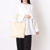 3D flower embroidered tote bag