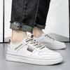 Male Shoe Korean Style Young Students Sneakers Low-Top Lace Up Elegant Classic Original Vulcanize Trends 2026 Men's Casual Shoes
