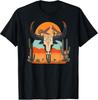 Bohemian Desert Cow Skull And Cactus Graphic T-Shirt