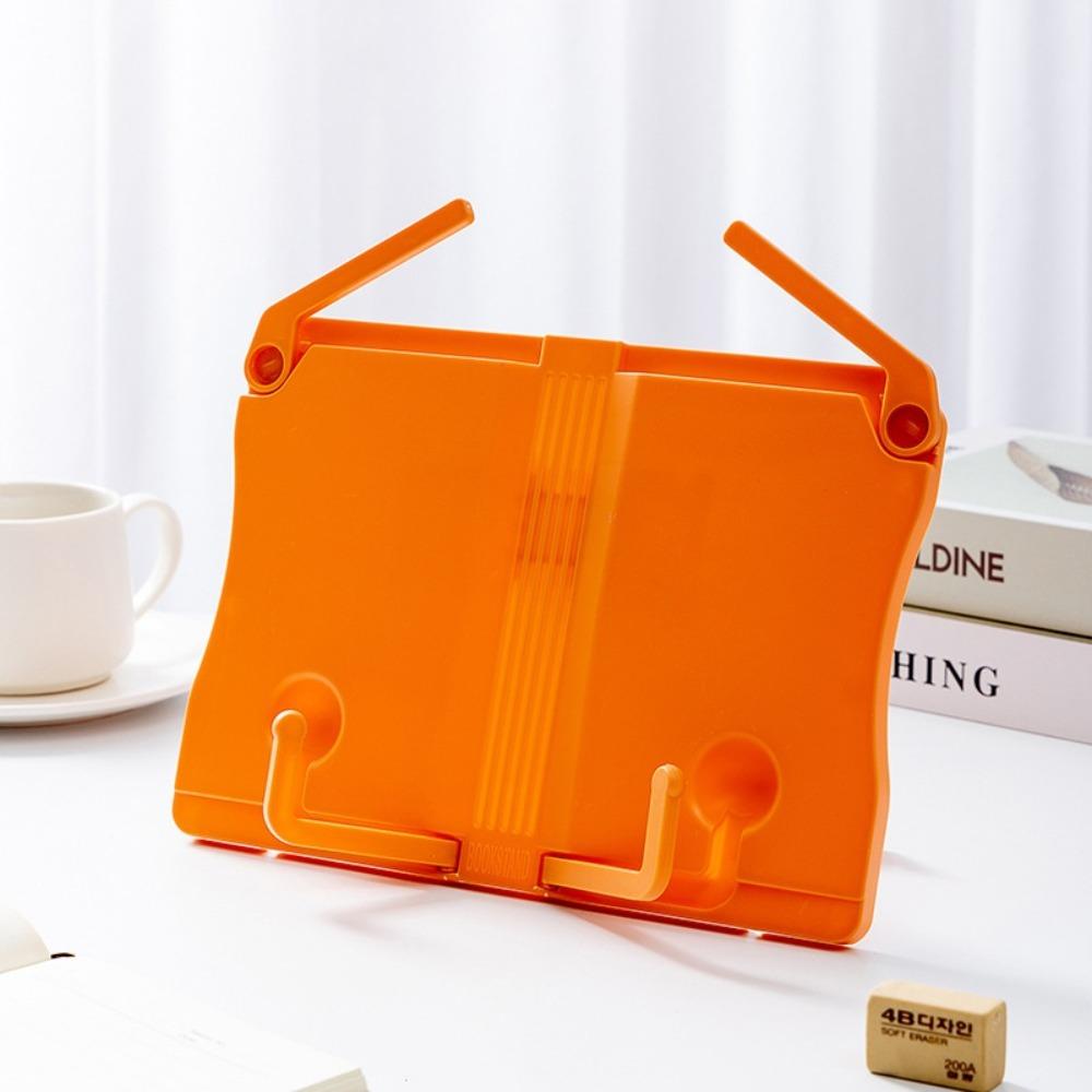 Fold Reading Rack Music Score Book Shelf Multi-Function Book Stand  Organizer