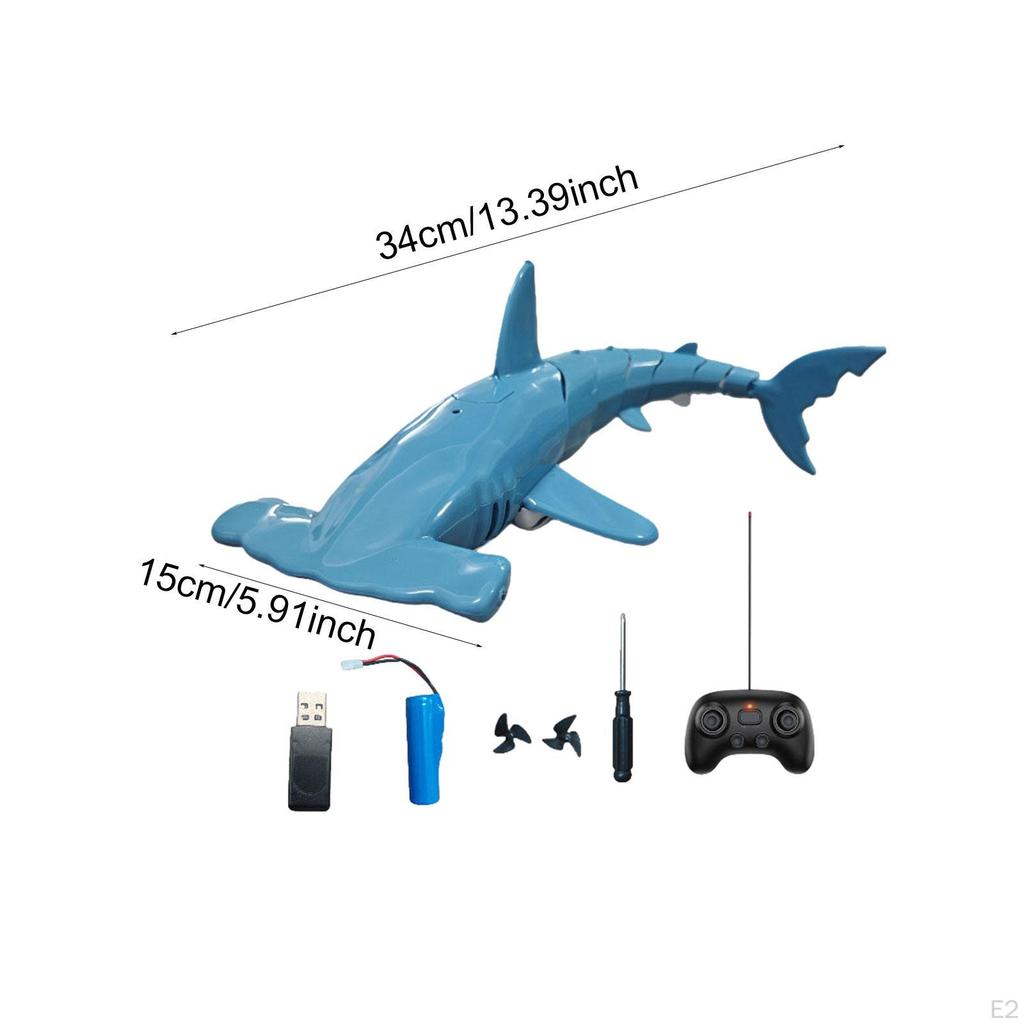 Remote Control Shark Toy RC Diving Practical, Waterproof Boys Girls Realistic