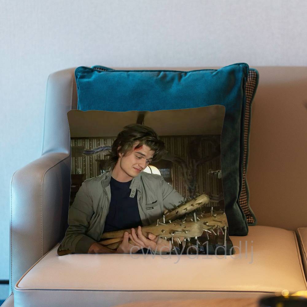 JJoe KKeery Djo Steve Harrington ST Cushion Cover Pillow Cover Decor Pillowcase Printed Cushion Case For Couch