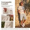Mens Shorts Casual Cargo Shorts for Men with Elastic Waist Drawstring Multi Pocket Lightweight Mens Athletic Shorts Gym Shorts Men