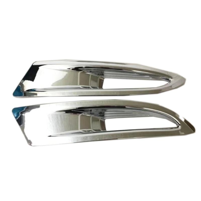 For Mazda 3 Axela 2017 2018 ABS Chrome Rear Fog Light Lamp Frame Cover Trim Decoration 2PCS