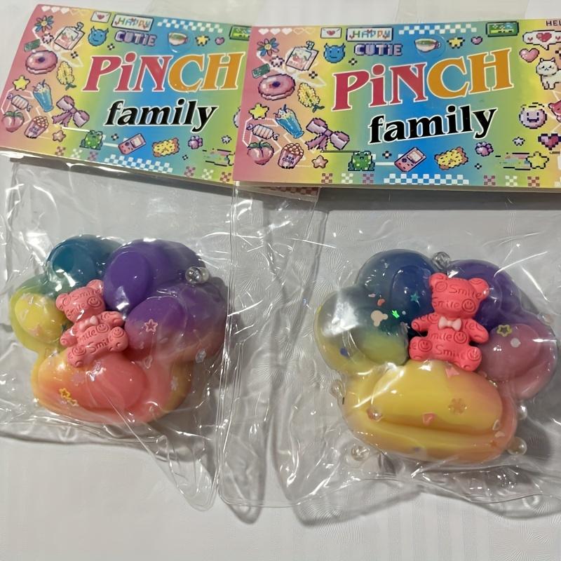 

1Piece Squishy Bear Multicolor Cat Claws Press Toys For Kids Plush Pinch Gentle Rebound Pop Fidget Toys Halloween Christmas Gifts