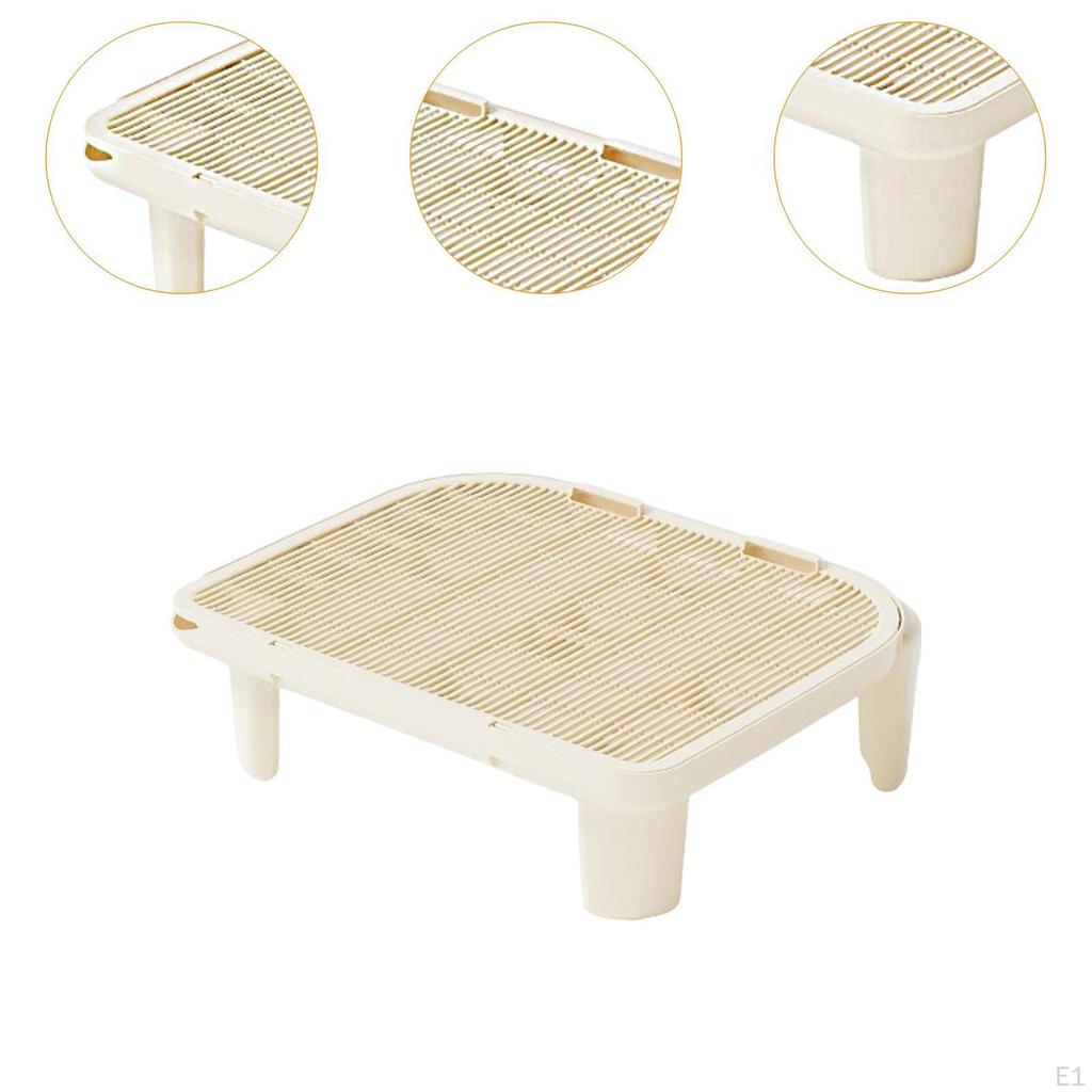 Pet Cat Litter Mat Trapping for Bathroom Lavatory Indoor Cats Coffee