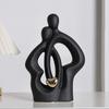 Abstract Character Ornaments Simple Lovers Sculpture Nordic Style Miniatures Figurine  Gift
