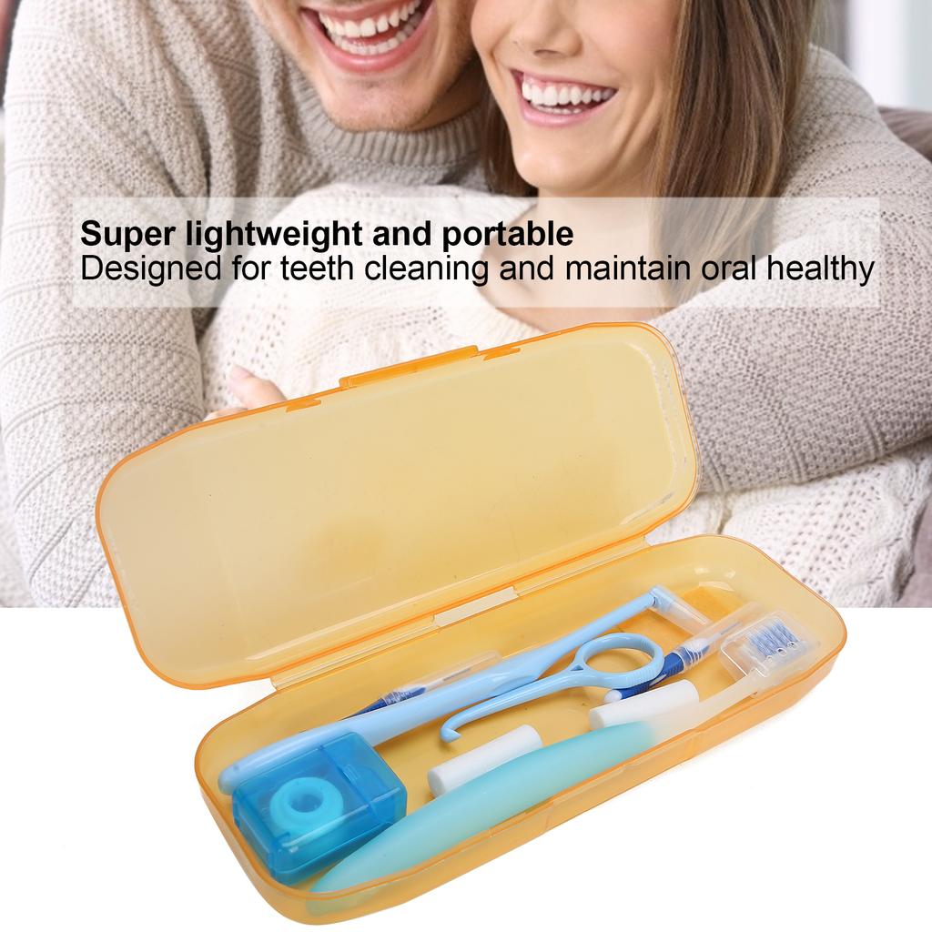 Orthodontic Oral Care Kit Teeth Brace Cleaning Brush Interdental Brush Orthodontic Wax Tools