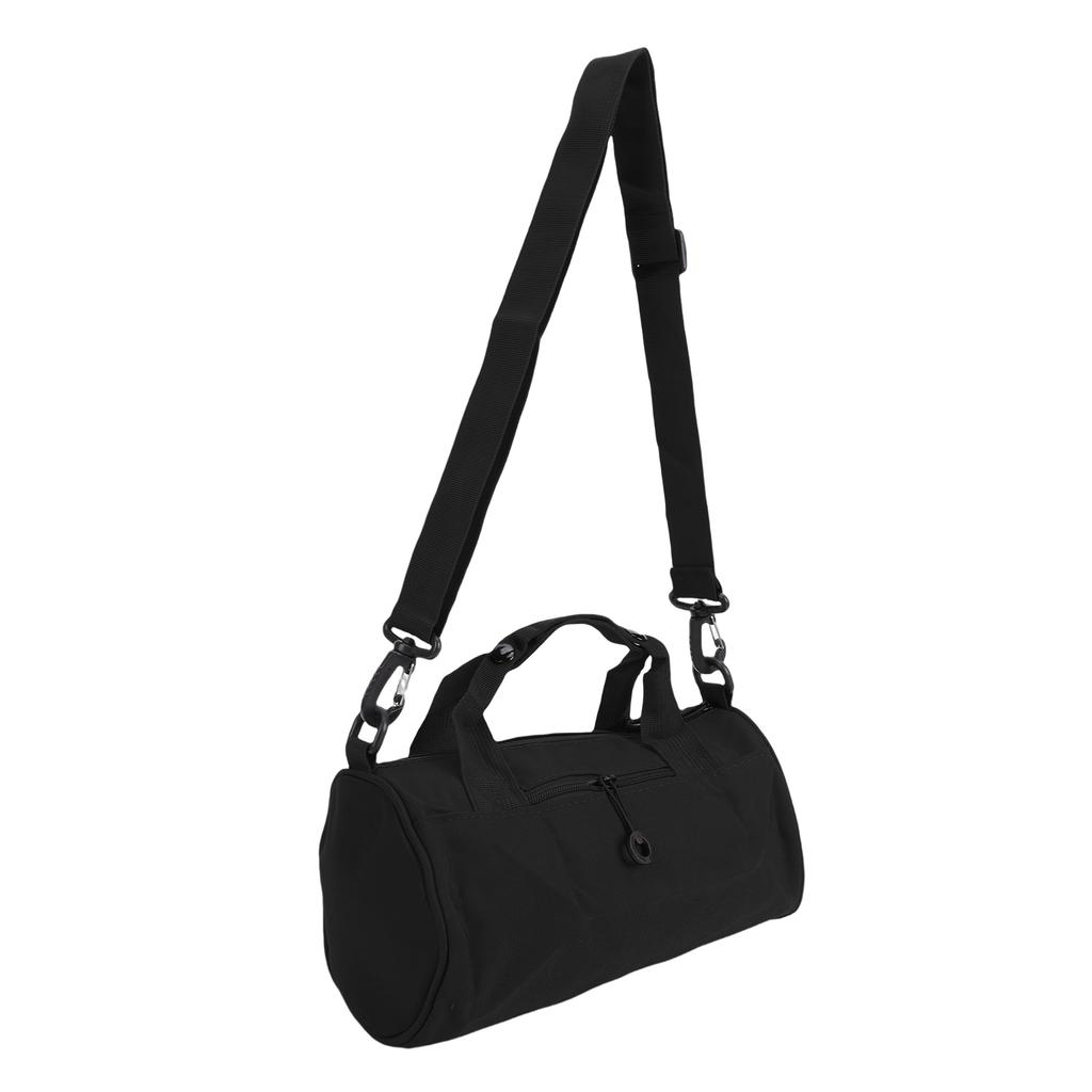 Small Gym Bag Stylish Water Proof Oxford Cloth Overnight Travel Bag for Outdoor Activity Business Trip Black