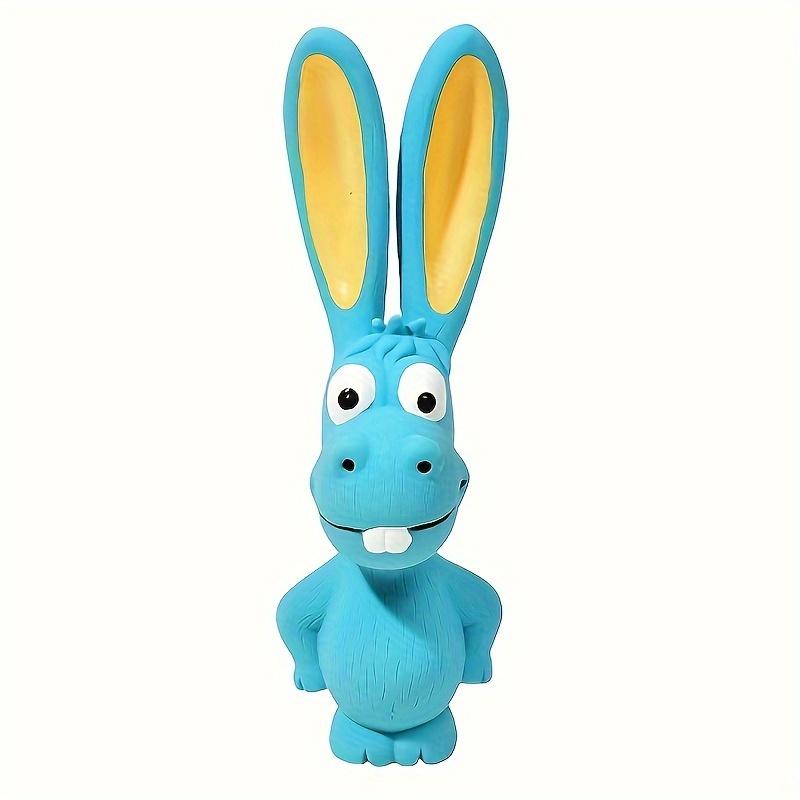 

1 Pc Natural Latex Squeaky Rabbit Toy, Long Ears Dog Chew Toy for Teething, Pet Supplies for Puppy Small Dogs