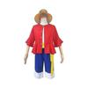 (3XL) Jednoczęściowa małpa D. Kostium Cosplay Luffy Piraci Słomiany Kapelusz Pirackie Stroje Japońskie Anime Manga Halloween Zestaw Przebrania dla Dorosłych