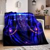 1PC Mystic Elephant Blanket, Throw For Sofa, Bed, Travel, Camping, Livingroom, And Bed, Printing Blanket With Soft And Warm Fabric Yy250918176