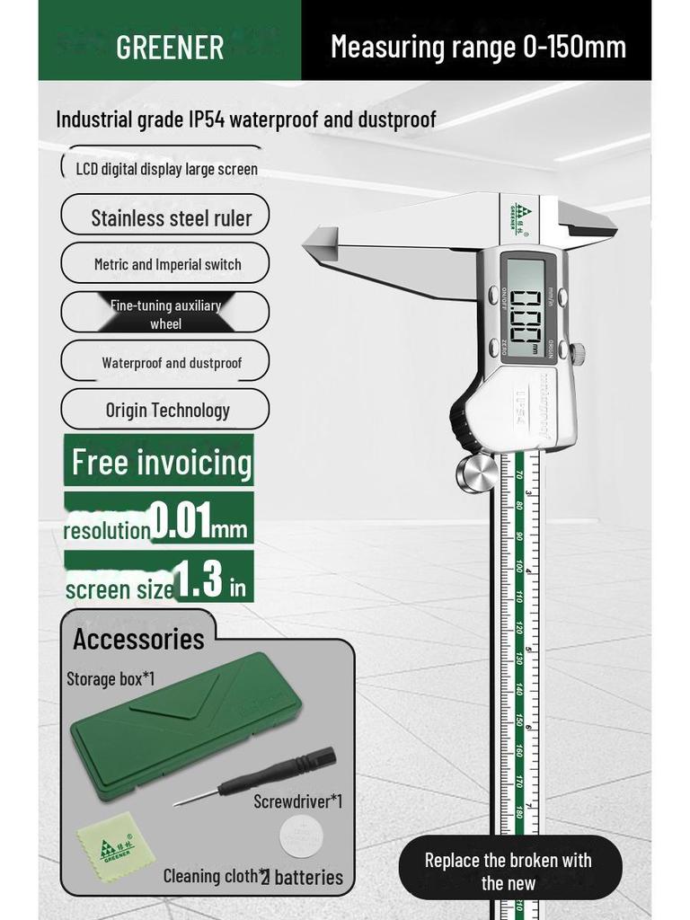Digital Display Vernier Caliper for High-Precision Jewelry and Bracelet Measurement