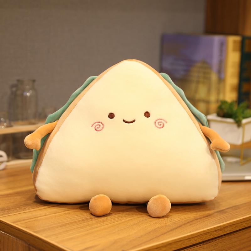 Simulation Food Sandwich Cake Plush Toy Cute Bread Stuffed Doll Creative Birthday Gift