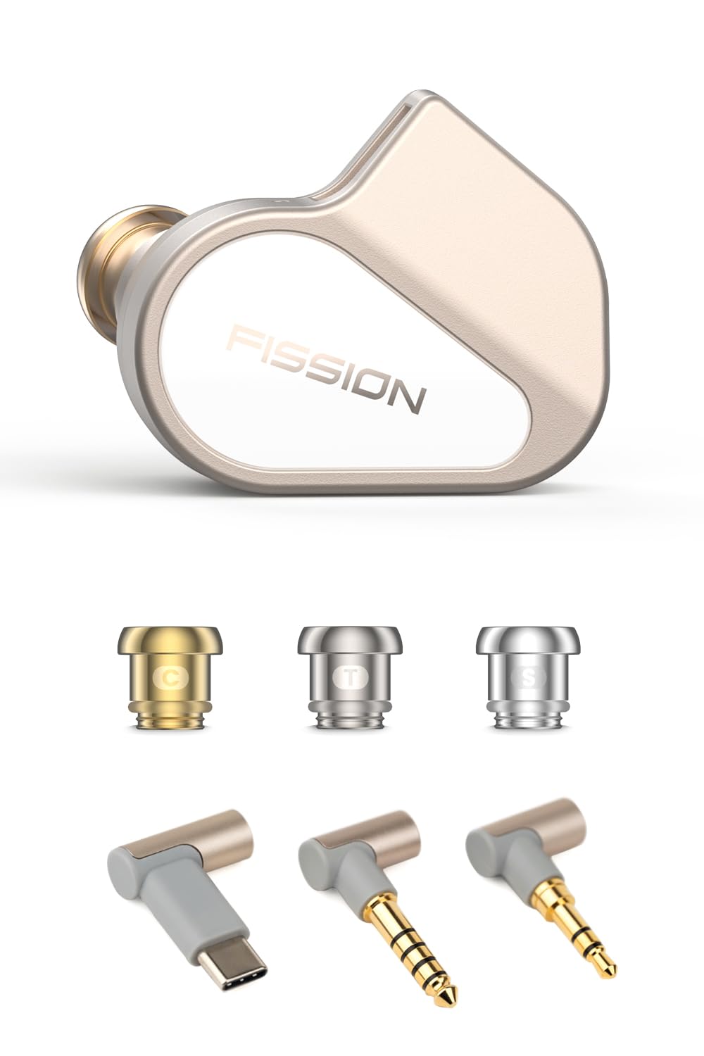 

TANCHJIM FISSION HiFi Wired Earphones 10mm DMT 5th Generation Dynamic Driver Adjustable Filter 3 Interchangeable Nozzles Uniform Sound Quality