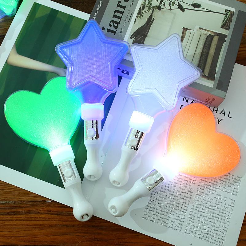 Five-Pointed Star Concert Glow Stick: Handheld Flashing Light for Stage & Cheering Atmosphere