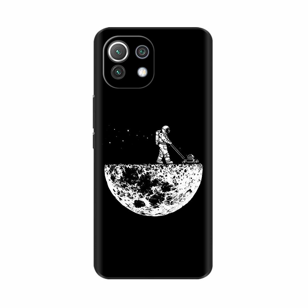 For Xiaomi Mi 11 Lite 5G NE Case Painted Soft Silicon Phone Back Cover For Xiomi Mi 11 Lite Case Mi 11 Lite Mi11 11i Shell Cover