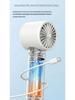 Portable USB Rechargeable High-Speed Mini Cooling Fan with Ice Pack