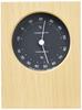 Lemnos Duo PTH10-23 GY Analog Thermo-Hygrometer with Natural Wood Grain, Gray