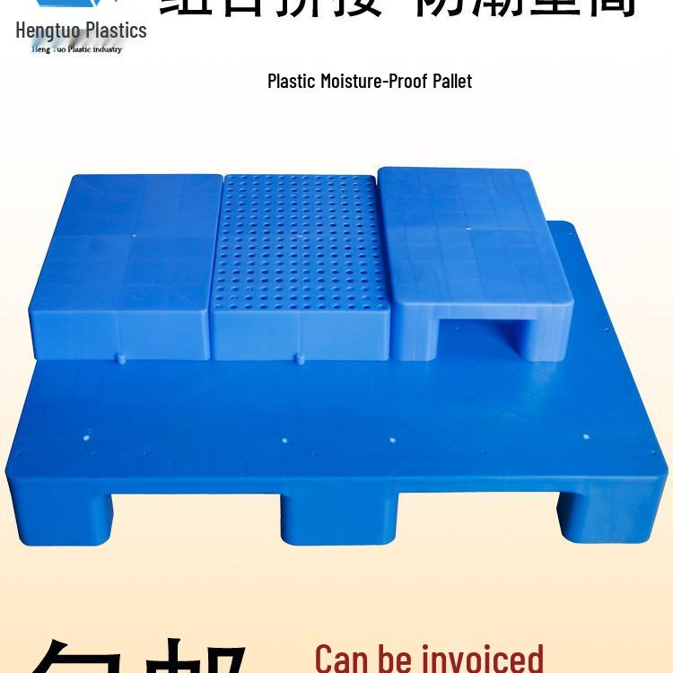 Moisture-Proof Interlocking Plastic Pallet Tray for Warehouse Storage