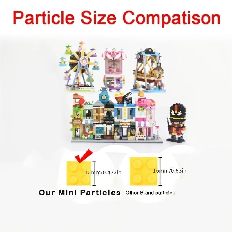 Weihnachts-Süßigkeitenhaus Bausteine Spielzeug 1224 Halloween Thanksgiving Tag Weihnachtsgeschenk