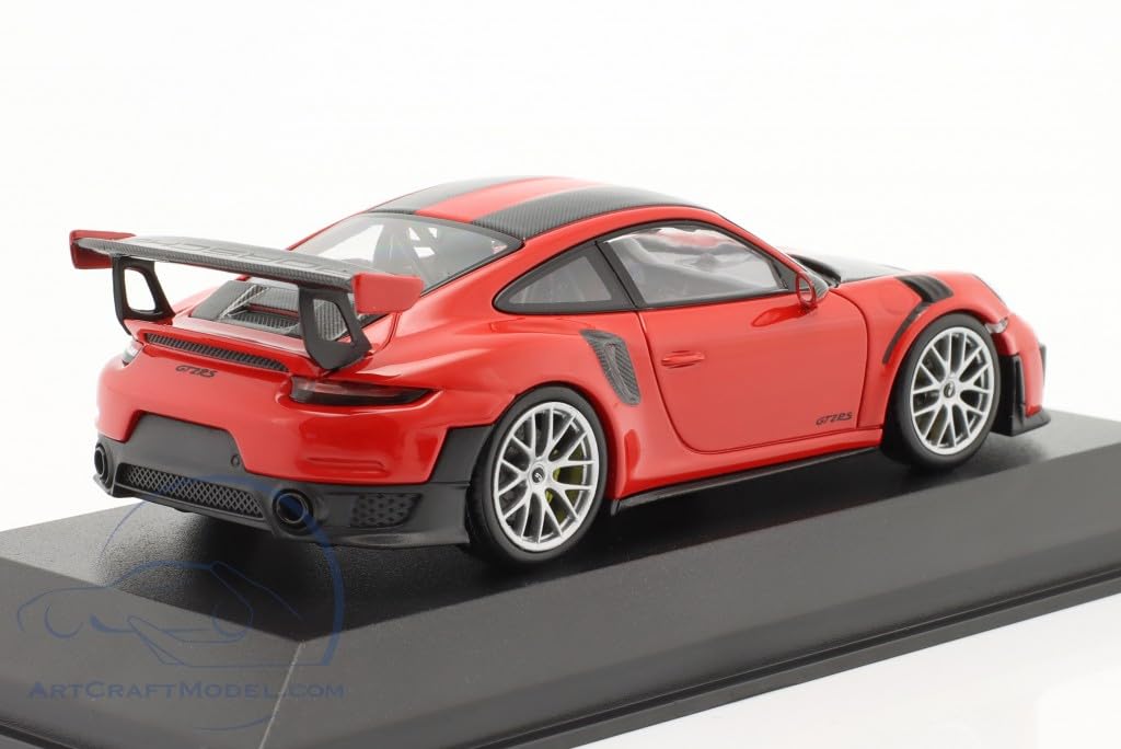 Minichamps Mini Car Porsche 911 GT2 RS 2018 Weissach Package 1/43 (991 II) (Black Stripe) [Item]