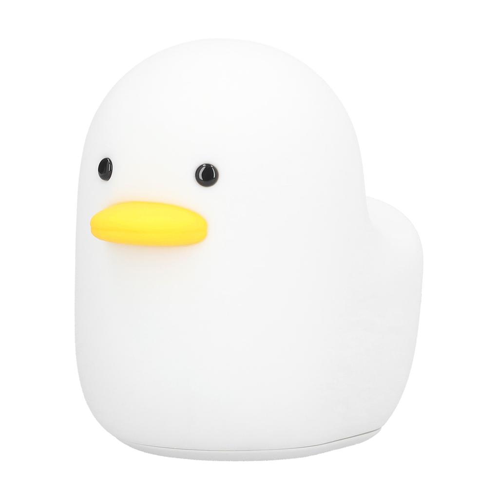 Night Light Cute Duck Shape Silicone USB Timing Night Lamp for Home Bedside Living Room