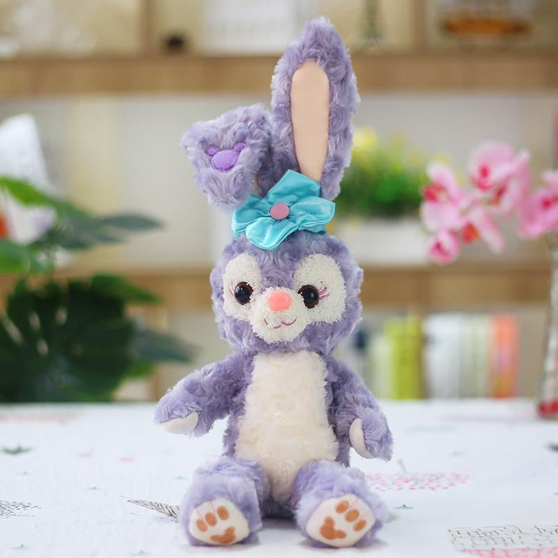 Cartoon Purple Stellalou Plush Doll Anime Disney Pink Rabbit Doll Linabell Plush Toys For Girls Lovely Birthday Gift Toy