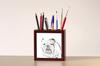 Bulldog, English Bulldog, British Bulldog – Pen holder with a dog, desk organizer with a print | Art-Dog