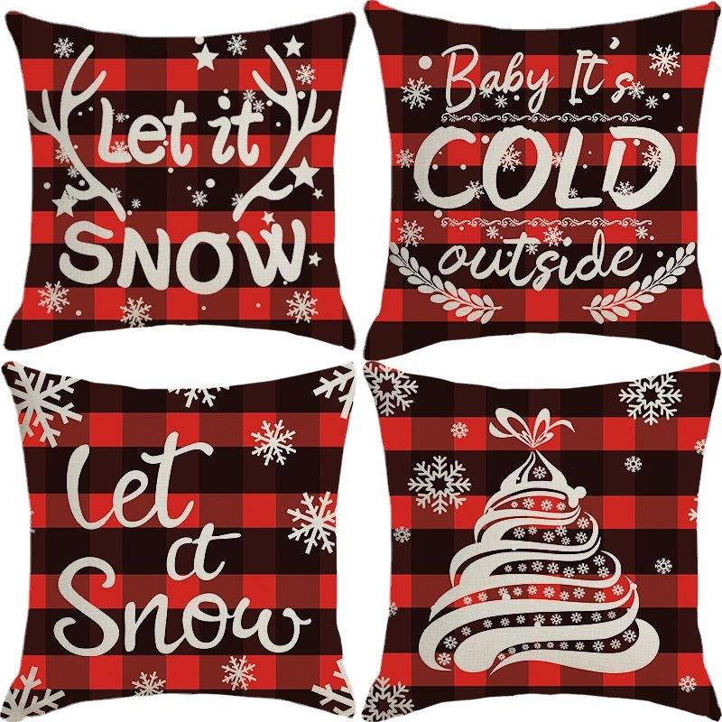 Pillow Cushion Christmas Pillow Cover Nordic Festival Sofa Cushion Pillow