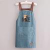 Nice Bear Waterproof Apron With Oil Resistant Composite Fabric For Kitchen Cooking Special Characters Included