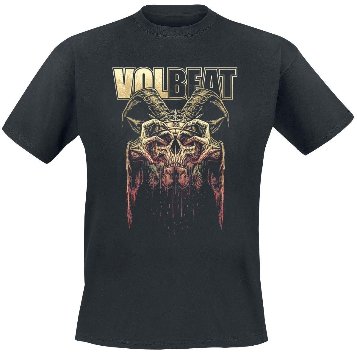 New Volbeat Bleeding Crown Skull Gift For Fans Unisex S-5XL Shirt SS734 S