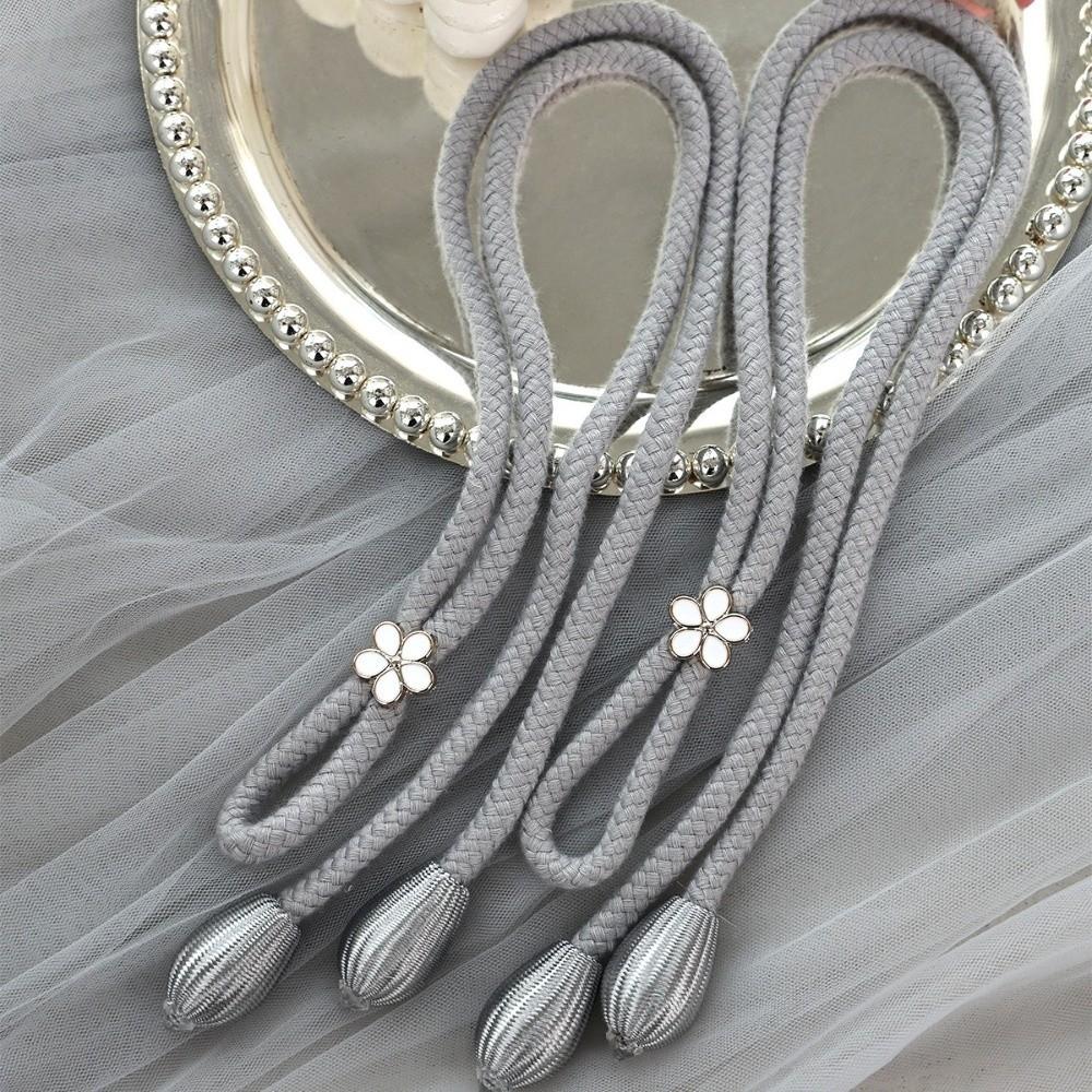 Adjustable Flower Curtain Tiebacks Minimalist Curtain Tie Rope Modern Curtain Binding  Living Room