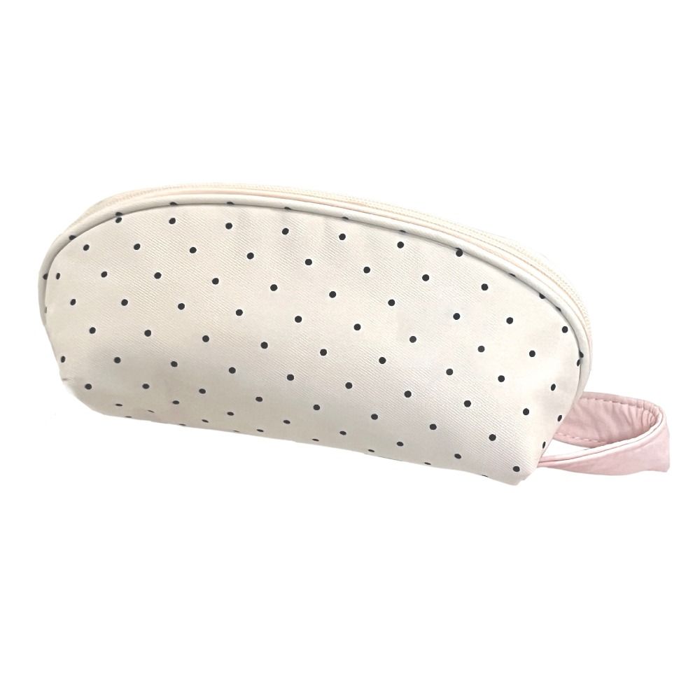 INS Polka Dot Pencil Case Shell Shape Multi-functional Stationery Storage Bag Large-capacity Pen Bag Students Gift