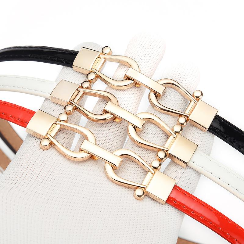 Simple Slim-Fitting Thin Waist Seal Simple Decorative Dress Women'S Student Belt