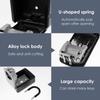 Key Safe Box Wall Mount Key Lock Box 4 Digit Combination Key Hider Box Outdoor Lock Box for House Keys Safe Secret Storage Box