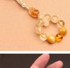 Zhenqiao Five Elements Pixiu Keychain: Wood, Fire, Earth, Metal, Water Crystal Pendant.