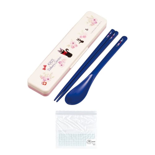 

Studio Ghibli Kiki s Delivery Service French Chopsticks Set (Chopsticks, Spoon, Bento Box, Chopsticks Case, Made in Japan, Dishwasher Safe, Antibacter