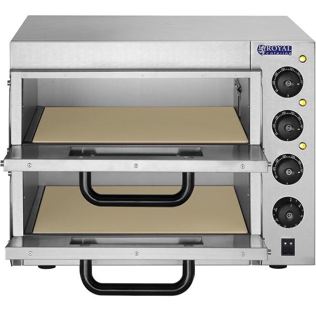 Электрогриль Royal Catering RCPO-3000-2PS-1 Doppel-Pizzaofen (1832)