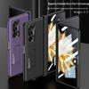 Magnetic Hinge Ultra-Thin Frosted Hard Shell Case for Honor Magic V2 - Stylish with Huawei V2 Bracket