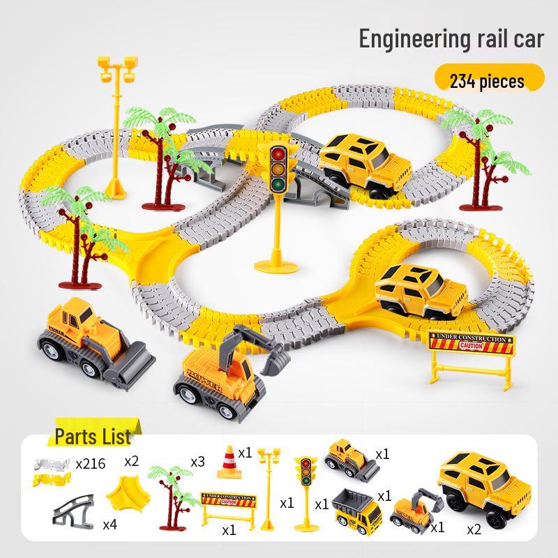 Electric Engineering Toy Car Assembly Set