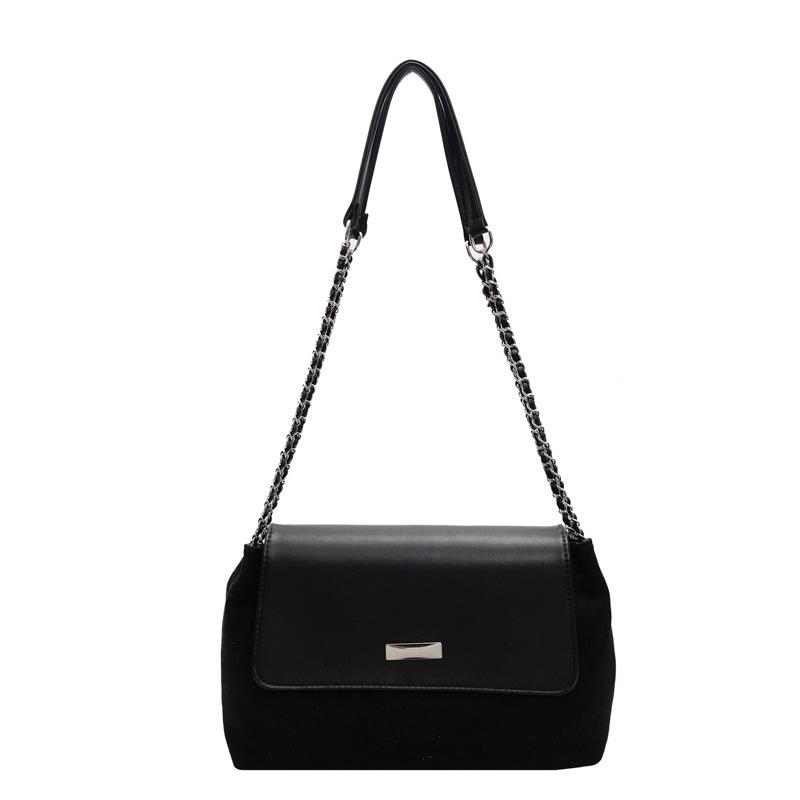 Retro fashion commuter chain underarm bag women's new autumn and summer simple large-capacity shoulder bag messenger bag