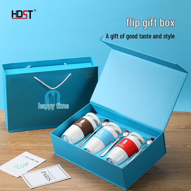 

HDST Happy Time Ceramic Mug and 316 Stainless Steel Spoon Set