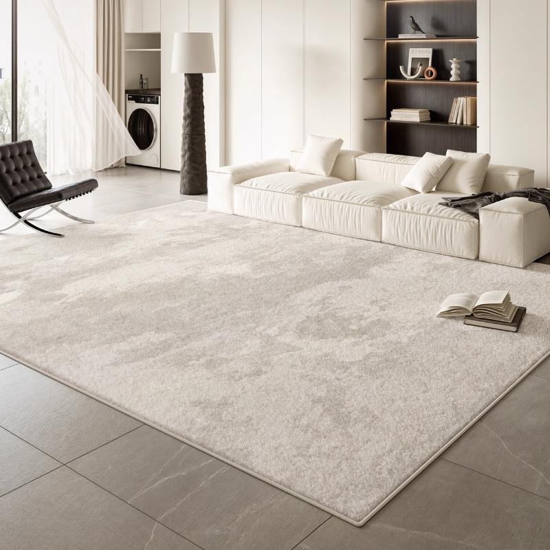 Cream Style Carpets for Living Room Large Area Bedroom Washable Decor Carpet Thick Plush Lounge Floor Mat Fluffy Soft Study Rug