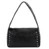 French Retro Rivet Handbag Spicy Girl Style Commuting Shoulder Bag Pillow Underarm Bag  Winter